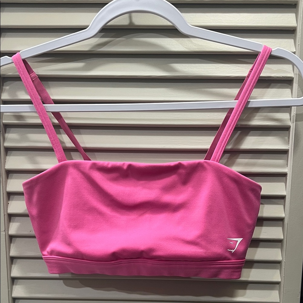 Gymshark Pink Bandeau Sports Bra